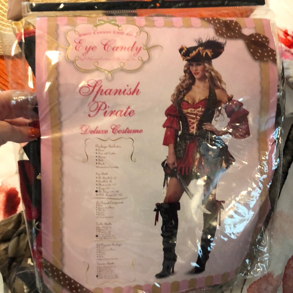 Spanish pirate costume